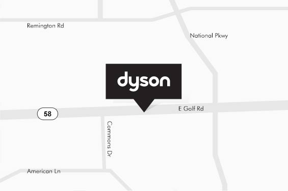 What are the Dyson repair locations in Chicago, IL?